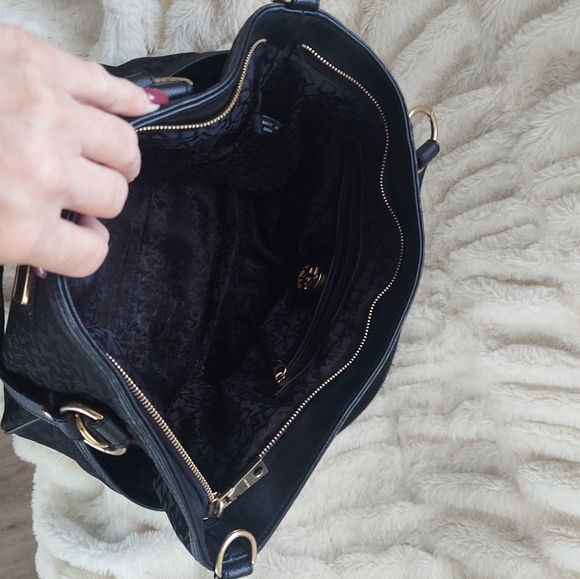 🔥NWOT💥 DKNY Black Leather Purse - Picture 6 of 8
